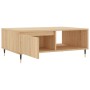 Mesa de centro madera de ingeniería roble Sonoma 90x60x35 cm de vidaXL, Mesas de centro - Ref: Foro24-827055, Precio: 61,40 €...