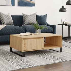 Sonoma oak engineered wood coffee table 90x60x35 cm by vidaXL, Coffee table - Ref: Foro24-827071, Price: 69,38 €, Discount: %