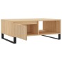 Mesa de centro madera de ingeniería roble Sonoma 90x60x35 cm de vidaXL, Mesas de centro - Ref: Foro24-827071, Precio: 68,87 €...