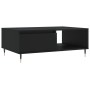 Mesa de centro madera de ingeniería negro 90x60x35 cm de vidaXL, Mesas de centro - Ref: Foro24-827053, Precio: 62,46 €, Descu...