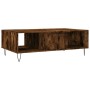 Smoked oak engineered wood coffee table 104x60x35 cm by vidaXL, Coffee table - Ref: Foro24-827089, Price: 77,19 €, Discount: %