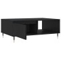 Engineered wood black coffee table 90x60x35 cm by vidaXL, Coffee table - Ref: Foro24-827053, Price: 63,99 €, Discount: %