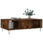 Smoked oak engineered wood coffee table 104x60x35 cm by vidaXL, Coffee table - Ref: Foro24-827089, Price: 77,19 €, Discount: %