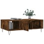 Smoked oak engineered wood coffee table 104x60x35 cm by vidaXL, Coffee table - Ref: Foro24-827089, Price: 77,19 €, Discount: %