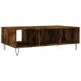 Smoked oak engineered wood coffee table 104x60x35 cm by vidaXL, Coffee table - Ref: Foro24-827089, Price: 77,19 €, Discount: %