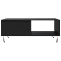 Mesa de centro madera de ingeniería negro 90x60x35 cm de vidaXL, Mesas de centro - Ref: Foro24-827061, Precio: 60,91 €, Descu...