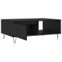 Black engineered wood coffee table 90x60x35 cm by vidaXL, Coffee table - Ref: Foro24-827061, Price: 62,99 €, Discount: %