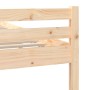 Solid wood bed frame 150x200 cm by vidaXL, Beds and slatted bases - Ref: Foro24-814824, Price: 98,41 €, Discount: %