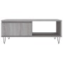 Mesa de centro madera de ingeniería gris Sonoma 90x60x35 cm de vidaXL, Mesas de centro - Ref: Foro24-827066, Precio: 62,05 €,...