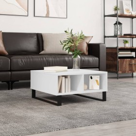 White engineered wood coffee table 60x60x30 cm by vidaXL, Coffee table - Ref: Foro24-827044, Price: 56,51 €, Discount: %