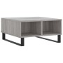 Mesa de centro madera de ingeniería gris Sonoma 60x60x30 cm de vidaXL, Mesas de centro - Ref: Foro24-827050, Precio: 65,82 €,...