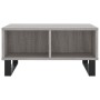 Mesa de centro madera de ingeniería gris Sonoma 60x60x30 cm de vidaXL, Mesas de centro - Ref: Foro24-827050, Precio: 65,82 €,...