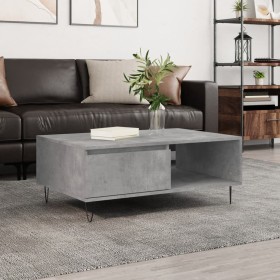 Engineered wood gray concrete coffee table 90x60x35 cm by vidaXL, Coffee table - Ref: Foro24-827064, Price: 60,99 €, Discount: %