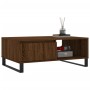 Mesa de centro madera de ingeniería roble marrón 90x60x35 cm de vidaXL, Mesas de centro - Ref: Foro24-827075, Precio: 70,99 €...