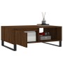 Mesa de centro madera de ingeniería roble marrón 90x60x35 cm de vidaXL, Mesas de centro - Ref: Foro24-827075, Precio: 70,99 €...