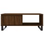 Mesa de centro madera de ingeniería roble marrón 90x60x35 cm de vidaXL, Mesas de centro - Ref: Foro24-827075, Precio: 70,99 €...