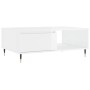 Glossy white engineered wood coffee table 90x60x35 cm by vidaXL, Coffee table - Ref: Foro24-827054, Price: 66,67 €, Discount: %