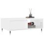 Glossy white engineered wood coffee table 90x60x35 cm by vidaXL, Coffee table - Ref: Foro24-827054, Price: 66,67 €, Discount: %