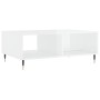 Glossy white engineered wood coffee table 90x60x35 cm by vidaXL, Coffee table - Ref: Foro24-827054, Price: 66,67 €, Discount: %