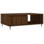 Mesa de centro madera de ingeniería roble marrón 90x60x35 cm de vidaXL, Mesas de centro - Ref: Foro24-827059, Precio: 73,70 €...