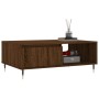 Mesa de centro madera de ingeniería roble marrón 90x60x35 cm de vidaXL, Mesas de centro - Ref: Foro24-827059, Precio: 73,70 €...