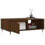 Mesa de centro madera de ingeniería roble marrón 90x60x35 cm de vidaXL, Mesas de centro - Ref: Foro24-827059, Precio: 73,70 €...