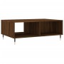 Mesa de centro madera de ingeniería roble marrón 90x60x35 cm de vidaXL, Mesas de centro - Ref: Foro24-827059, Precio: 73,70 €...