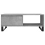 Engineered wood gray concrete coffee table 90x60x35 cm by vidaXL, Coffee table - Ref: Foro24-827072, Price: 80,78 €, Discount: %