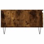 Smoked oak engineered wood coffee table 90x60x35 cm by vidaXL, Coffee table - Ref: Foro24-827065, Price: 70,99 €, Discount: %