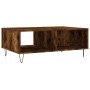 Smoked oak engineered wood coffee table 90x60x35 cm by vidaXL, Coffee table - Ref: Foro24-827065, Price: 70,99 €, Discount: %