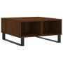 Mesa de centro madera de ingeniería roble marrón 60x60x30 cm de vidaXL, Mesas de centro - Ref: Foro24-827051, Precio: 53,34 €...