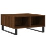 Mesa de centro madera de ingeniería roble marrón 60x60x30 cm de vidaXL, Mesas de centro - Ref: Foro24-827051, Precio: 53,34 €...