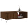 Mesa de centro madera de ingeniería roble marrón 90x60x35 cm de vidaXL, Mesas de centro - Ref: Foro24-827067, Precio: 62,05 €...