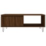 Mesa de centro madera de ingeniería roble marrón 90x60x35 cm de vidaXL, Mesas de centro - Ref: Foro24-827067, Precio: 62,05 €...