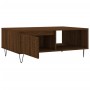 Mesa de centro madera de ingeniería roble marrón 90x60x35 cm de vidaXL, Mesas de centro - Ref: Foro24-827067, Precio: 62,05 €...