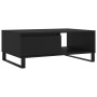 Black engineered wood coffee table 90x60x35 cm by vidaXL, Coffee table - Ref: Foro24-827069, Price: 98,99 €, Discount: %