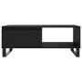 Black engineered wood coffee table 90x60x35 cm by vidaXL, Coffee table - Ref: Foro24-827069, Price: 98,99 €, Discount: %