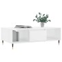 Glossy white engineered wood coffee table 104x60x35 cm by vidaXL, Coffee table - Ref: Foro24-827078, Price: 85,26 €, Discount: %