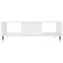 Glossy white engineered wood coffee table 104x60x35 cm by vidaXL, Coffee table - Ref: Foro24-827078, Price: 85,26 €, Discount: %