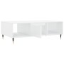 Glossy white engineered wood coffee table 104x60x35 cm by vidaXL, Coffee table - Ref: Foro24-827078, Price: 85,26 €, Discount: %