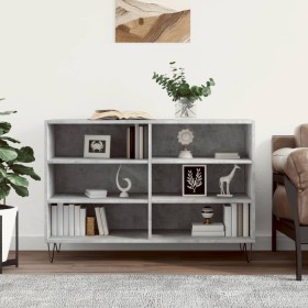 Concrete gray plywood sideboard 103.5x35x70 cm by vidaXL, Sideboards - Ref: Foro24-827112, Price: 67,99 €, Discount: %