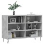 Concrete gray plywood sideboard 103.5x35x70 cm by vidaXL, Sideboards - Ref: Foro24-827112, Price: 67,41 €, Discount: %