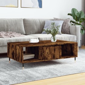 Smoked oak engineered wood coffee table 104x60x35 cm by vidaXL, Coffee table - Ref: Foro24-827081, Price: 67,17 €, Discount: %