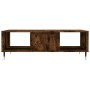 Smoked oak engineered wood coffee table 104x60x35 cm by vidaXL, Coffee table - Ref: Foro24-827081, Price: 67,17 €, Discount: %