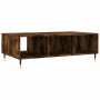 Smoked oak engineered wood coffee table 104x60x35 cm by vidaXL, Coffee table - Ref: Foro24-827081, Price: 67,17 €, Discount: %