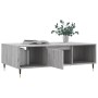 Sonoma gray engineered wood coffee table 104x60x35 cm by vidaXL, Coffee table - Ref: Foro24-827082, Price: 80,99 €, Discount: %