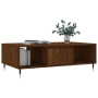 Brown oak engineered wood coffee table 104x60x35 cm by vidaXL, Coffee table - Ref: Foro24-827083, Price: 80,77 €, Discount: %