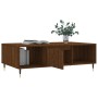 Brown oak engineered wood coffee table 104x60x35 cm by vidaXL, Coffee table - Ref: Foro24-827083, Price: 80,77 €, Discount: %