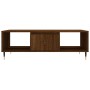 Brown oak engineered wood coffee table 104x60x35 cm by vidaXL, Coffee table - Ref: Foro24-827083, Price: 80,77 €, Discount: %