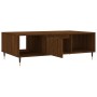 Brown oak engineered wood coffee table 104x60x35 cm by vidaXL, Coffee table - Ref: Foro24-827083, Price: 80,77 €, Discount: %